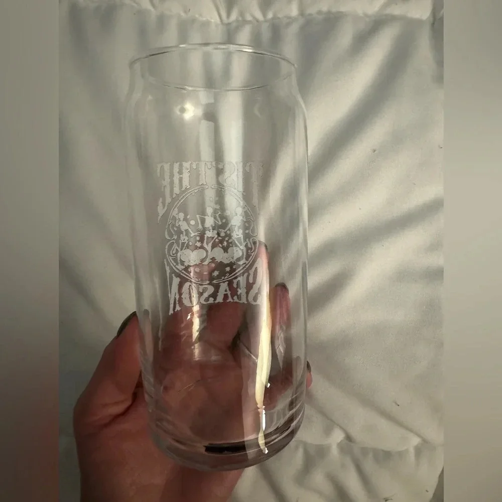 20oz Halloween Glass Can Cup